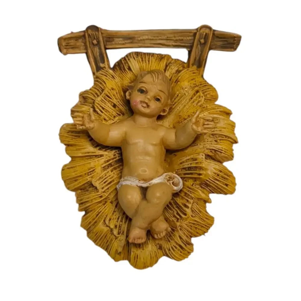 Vintage Fontanini Holy Family 6 Piece Set 1980's Depose Italy 3 1/2